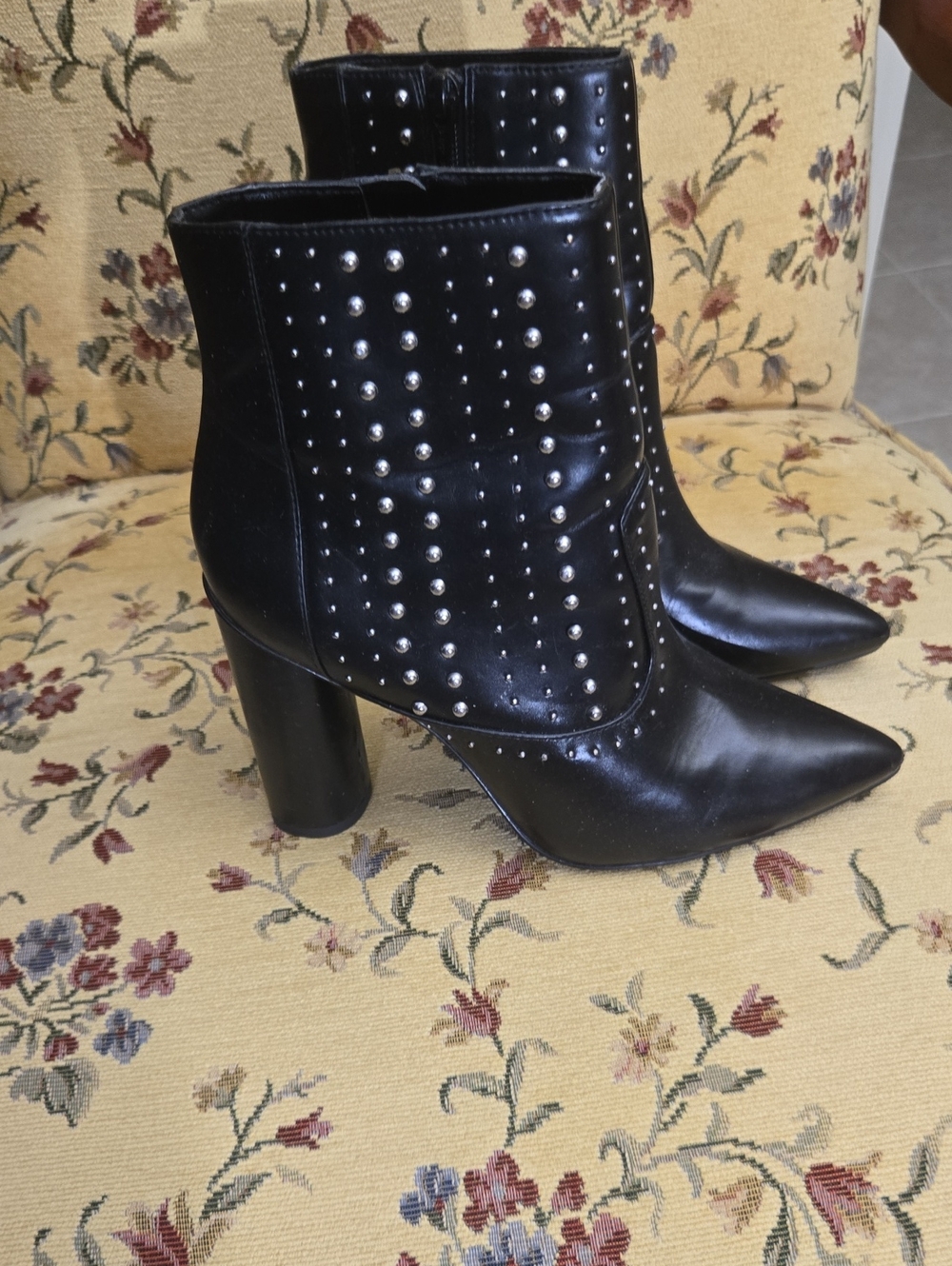BCBGeneration  Studded Pointed-Toe Ankle Booties